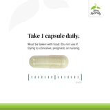Terry Naturally Tri-Iodine Supplement capsules on a wooden surface