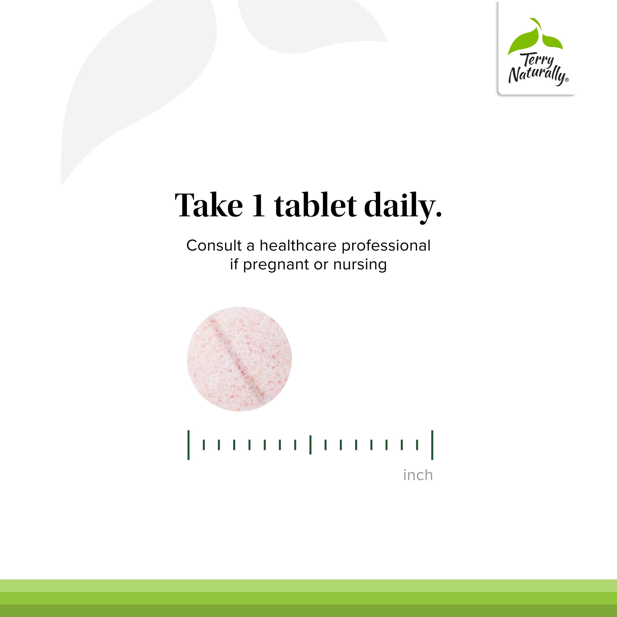 Terry Naturally Vitamin D3 chewable tablet close-up