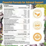 Tervaies Adrenal Extracts Supplement bottle with label