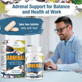 Tervaies Adrenal Extracts Supplement displayed with other health products