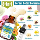 Tervaies Echinacea Liquid Supplement dropper in use
