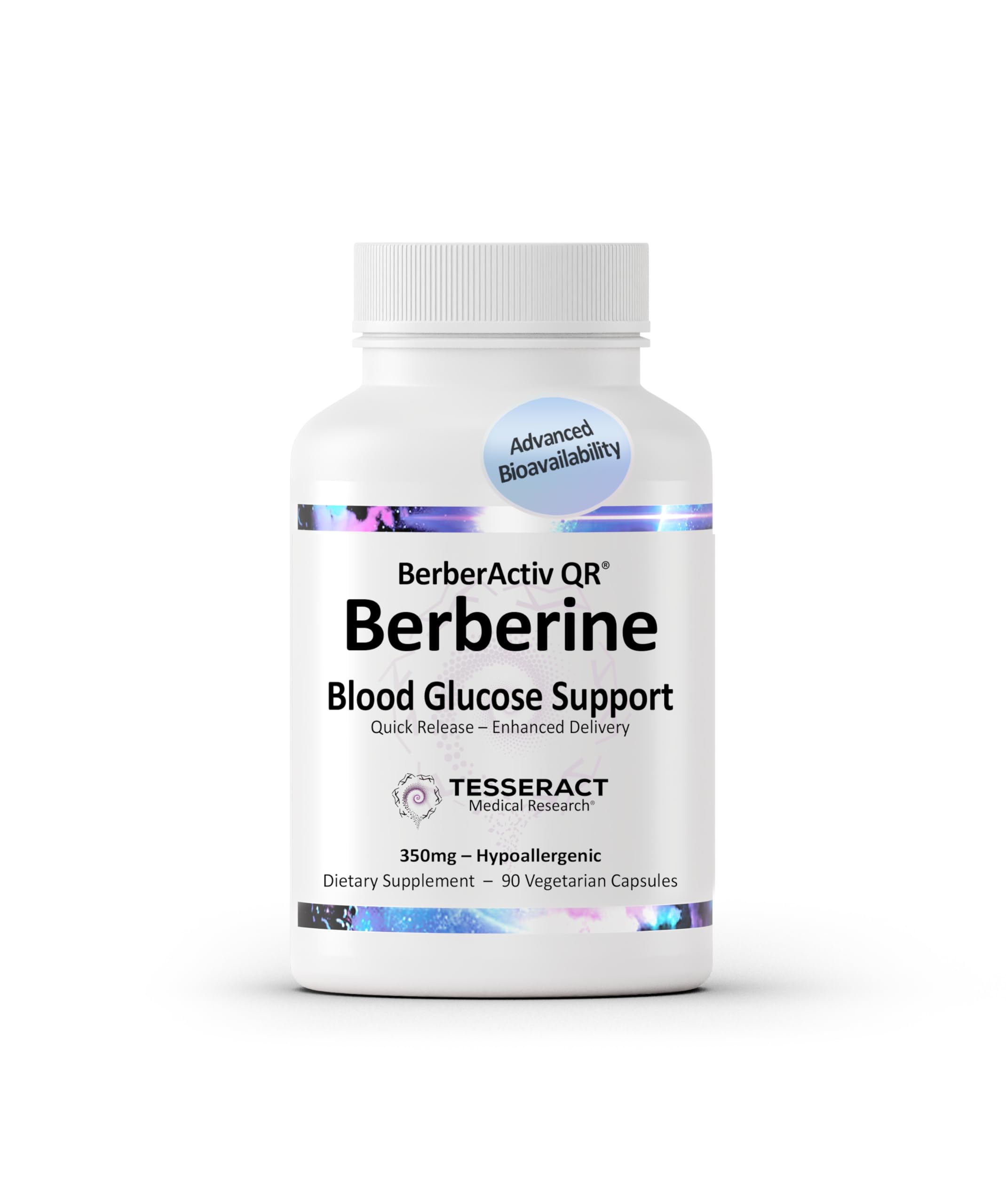 Tesseract Medical Research Berberine Extract Supplement front view