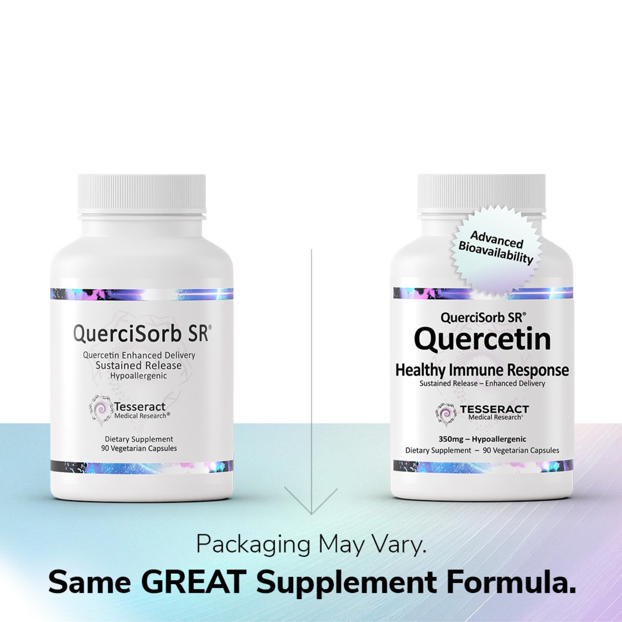 Tesseract Medical Research QuerciSorb SR supplement side view