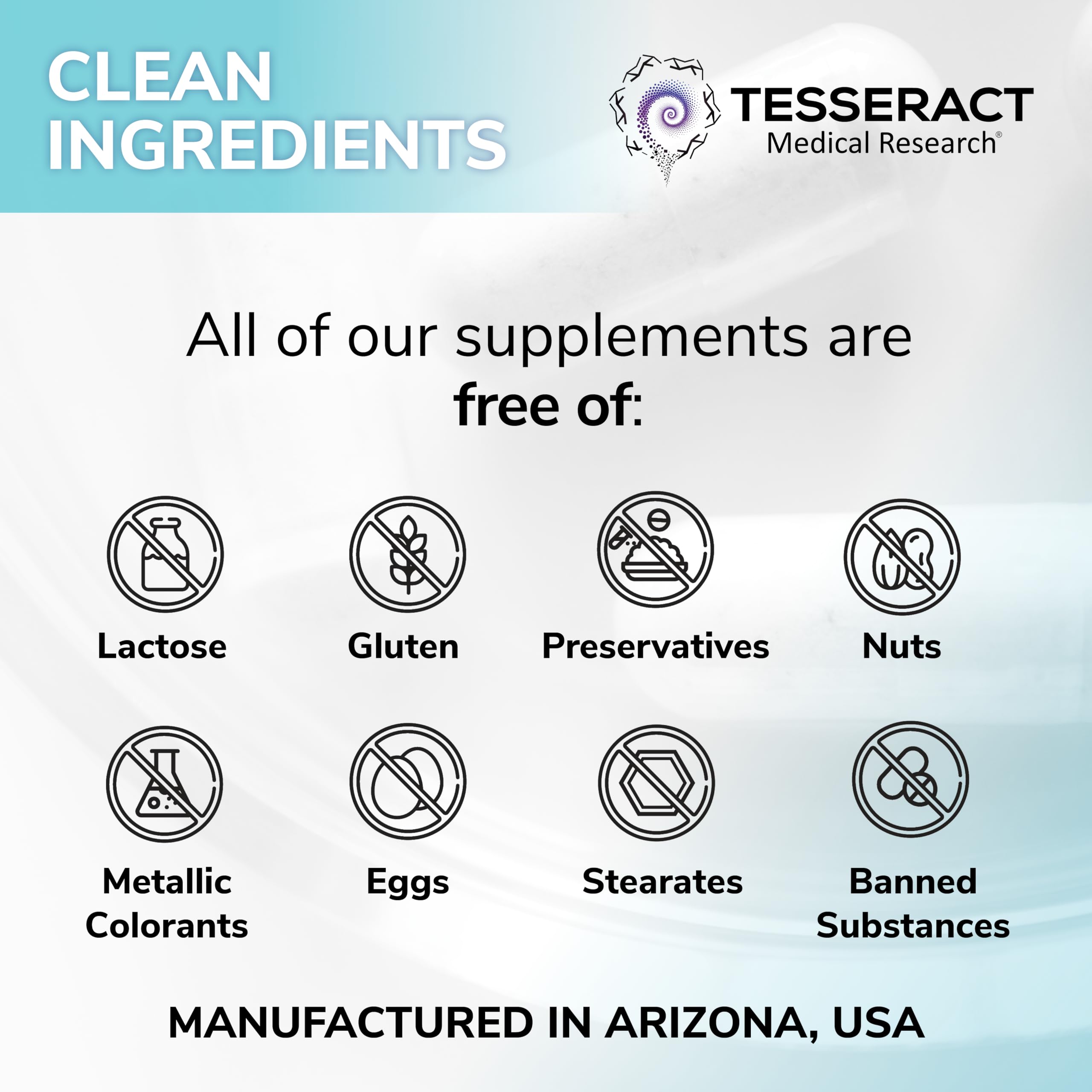 Tesseract ProstaSorb supplement capsules in a clear container