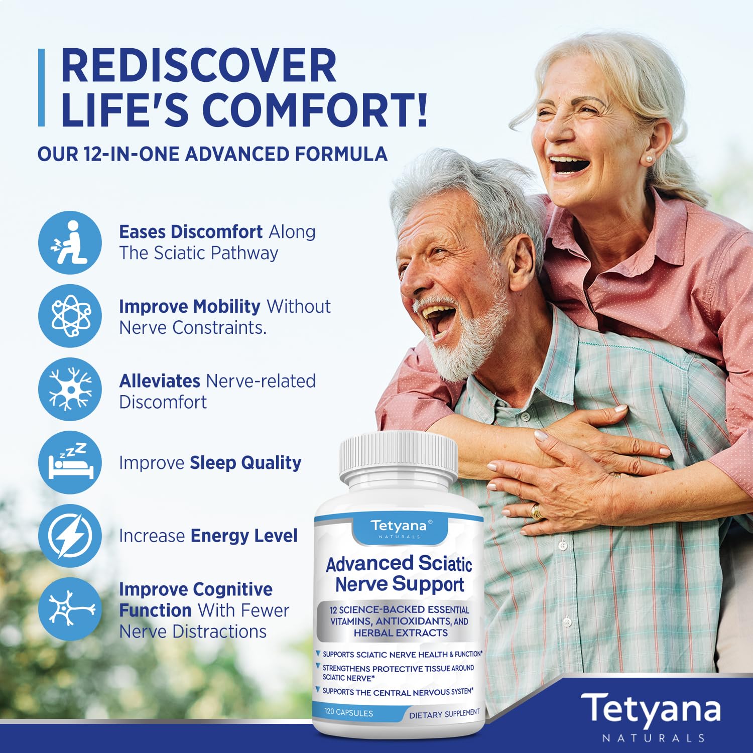 Tetyana Naturals Alpha Lipoic Acid Supplement bottle in a kitchen setting