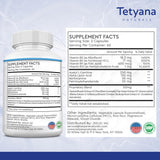 Tetyana Naturals Alpha Lipoic Acid Supplement bottle with cap
