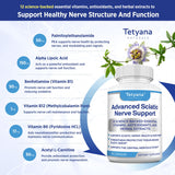 Tetyana Naturals Alpha Lipoic Acid Supplement ingredients list on label
