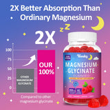Tewuky Magnesium Glycinate Gummies 400mg showing gummies in a bowl