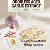 TEYAOE Odorless Aged Garlic Extract 500mg capsule side view