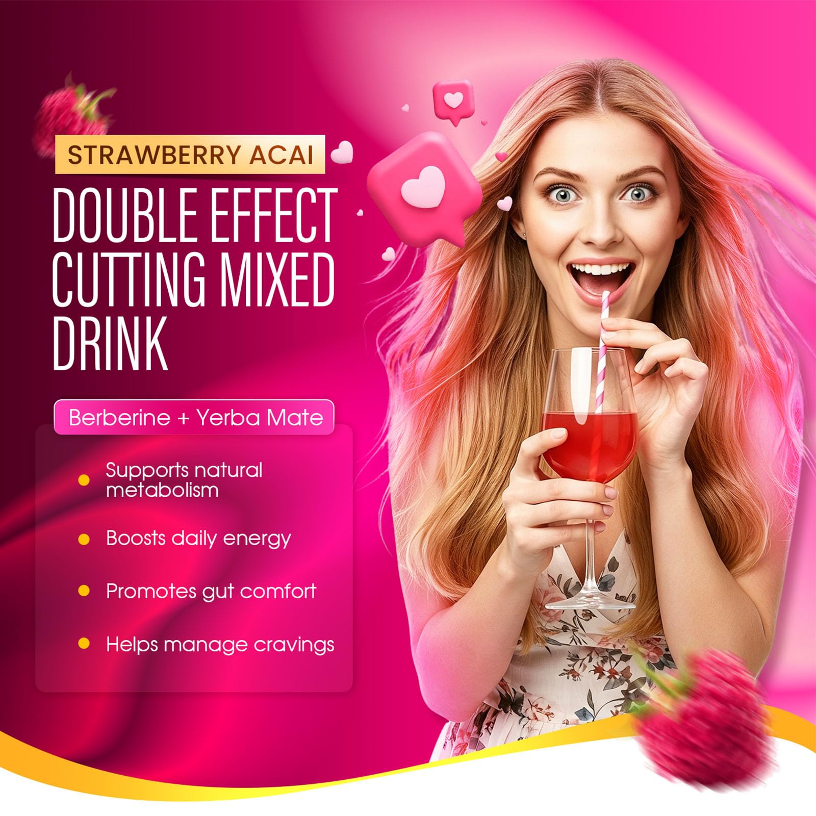 Tfnovg Plant-Based Cutting Drink Mix back view with nutritional information