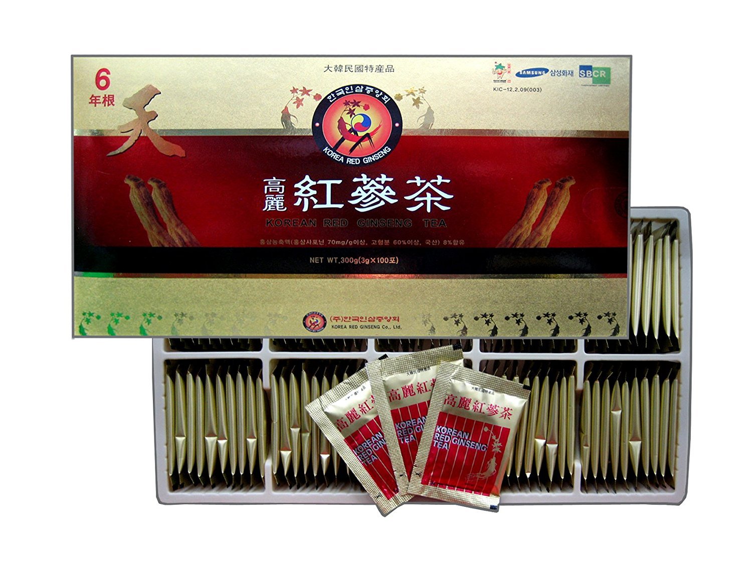 TG153 Korean Red Ginseng Tea Powder packaging