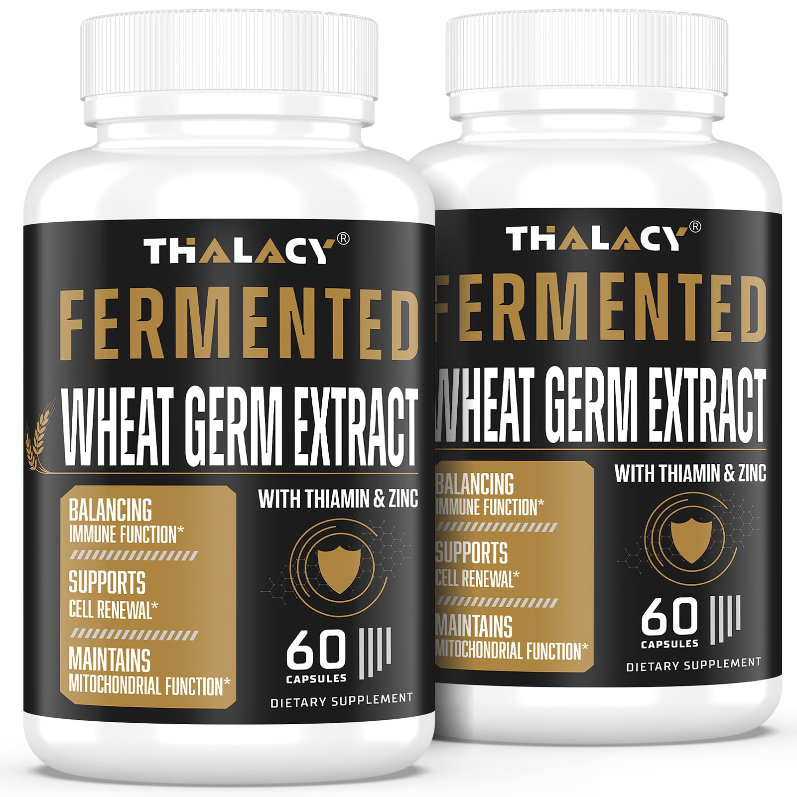 Thalacy Spermidine Supplement bottle front view