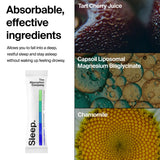 The Absorption Company Sleep Aid Powder mixed in a glass