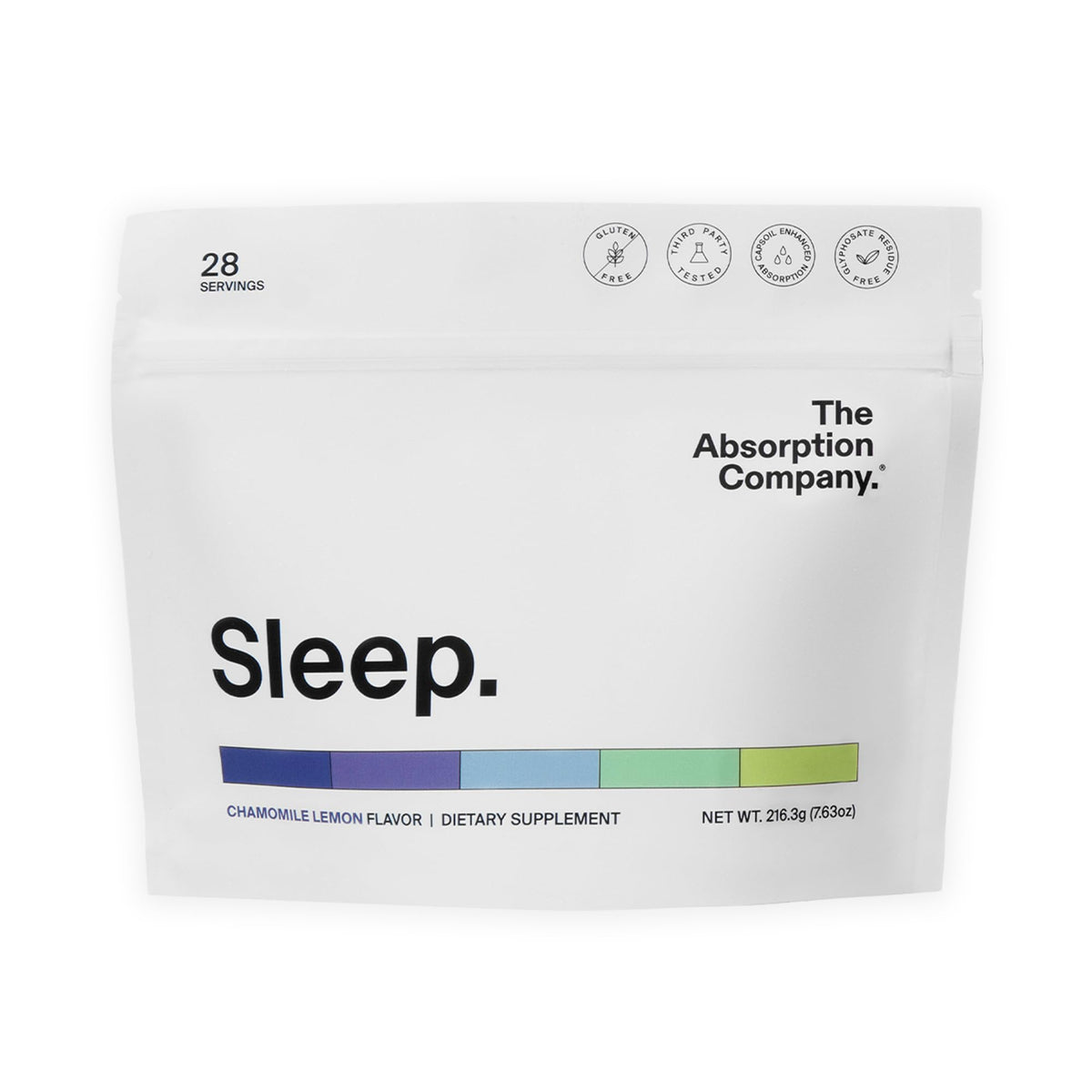 The Absorption Company Sleep Powder 28 Servings pouch front view