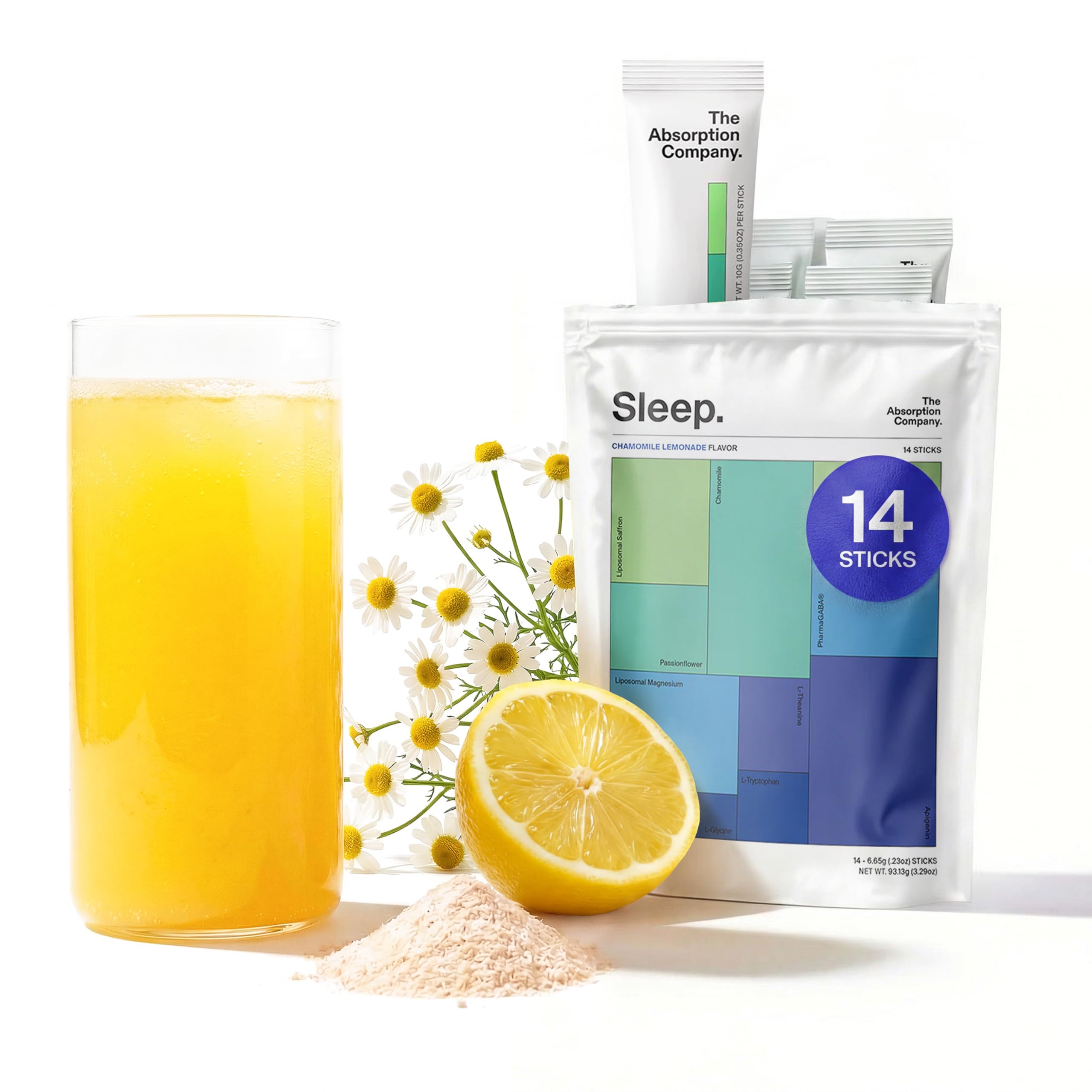 The Absorption Company Sleep Powder Supplement front view packaging