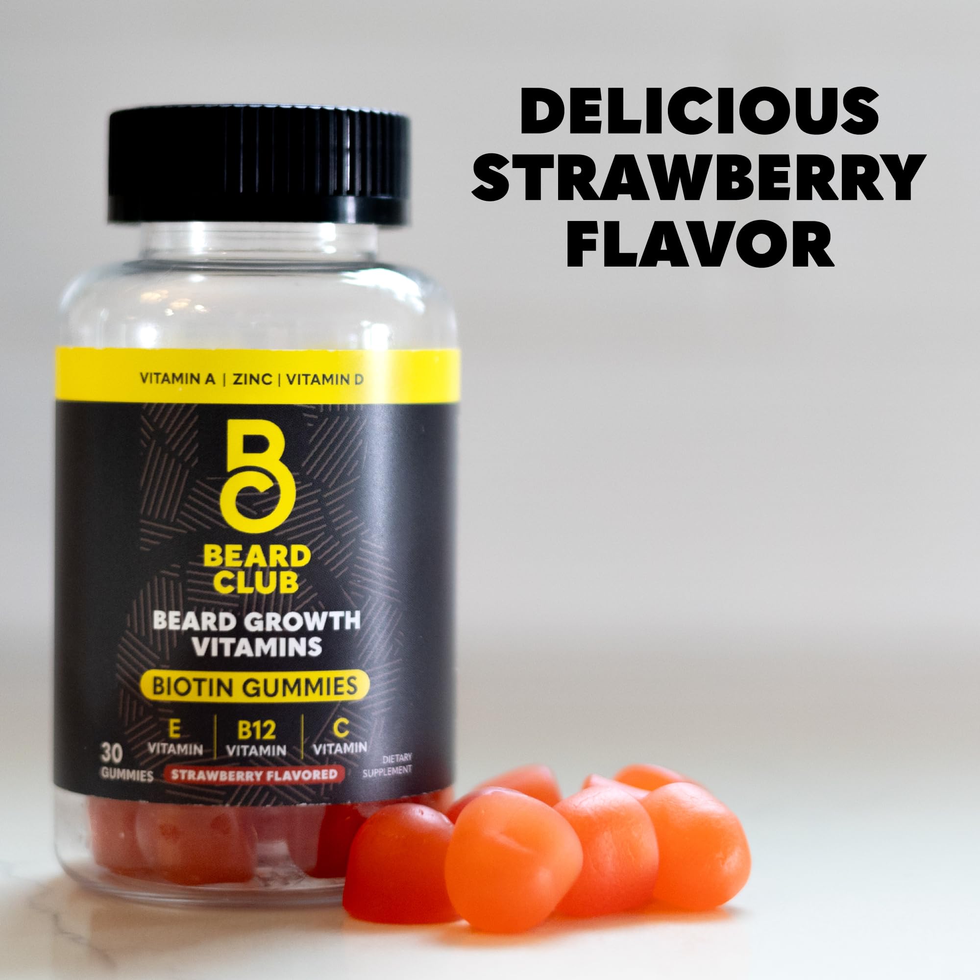 The Beard Club Beard Growth Gummies ingredients list