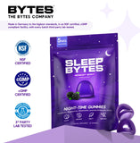 The Bytes Company Sleep Bytes Melatonin Gummies in a hand