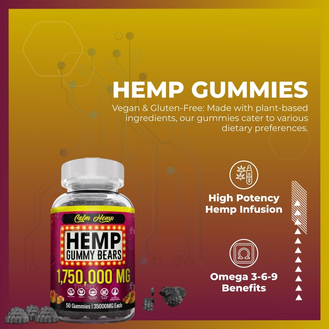 The CBD Project Hemp Gummies close-up of gummy texture