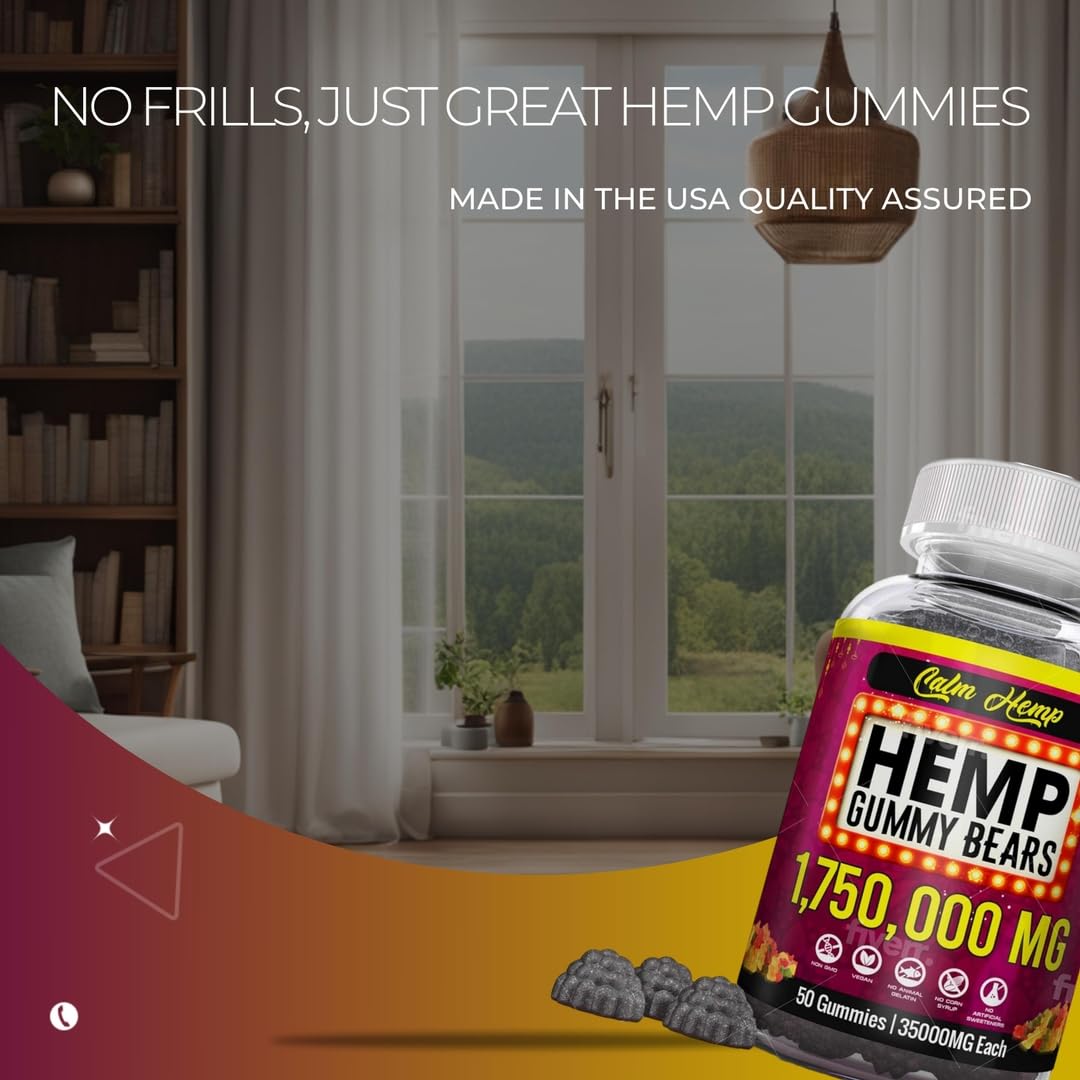 The CBD Project Hemp Gummies displayed with other health supplements