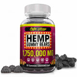 The CBD Project Hemp Gummies front view with tropical fruit flavours