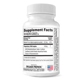 The Delgado Protocol Estro Block Pro 564mg side view showing supplement facts