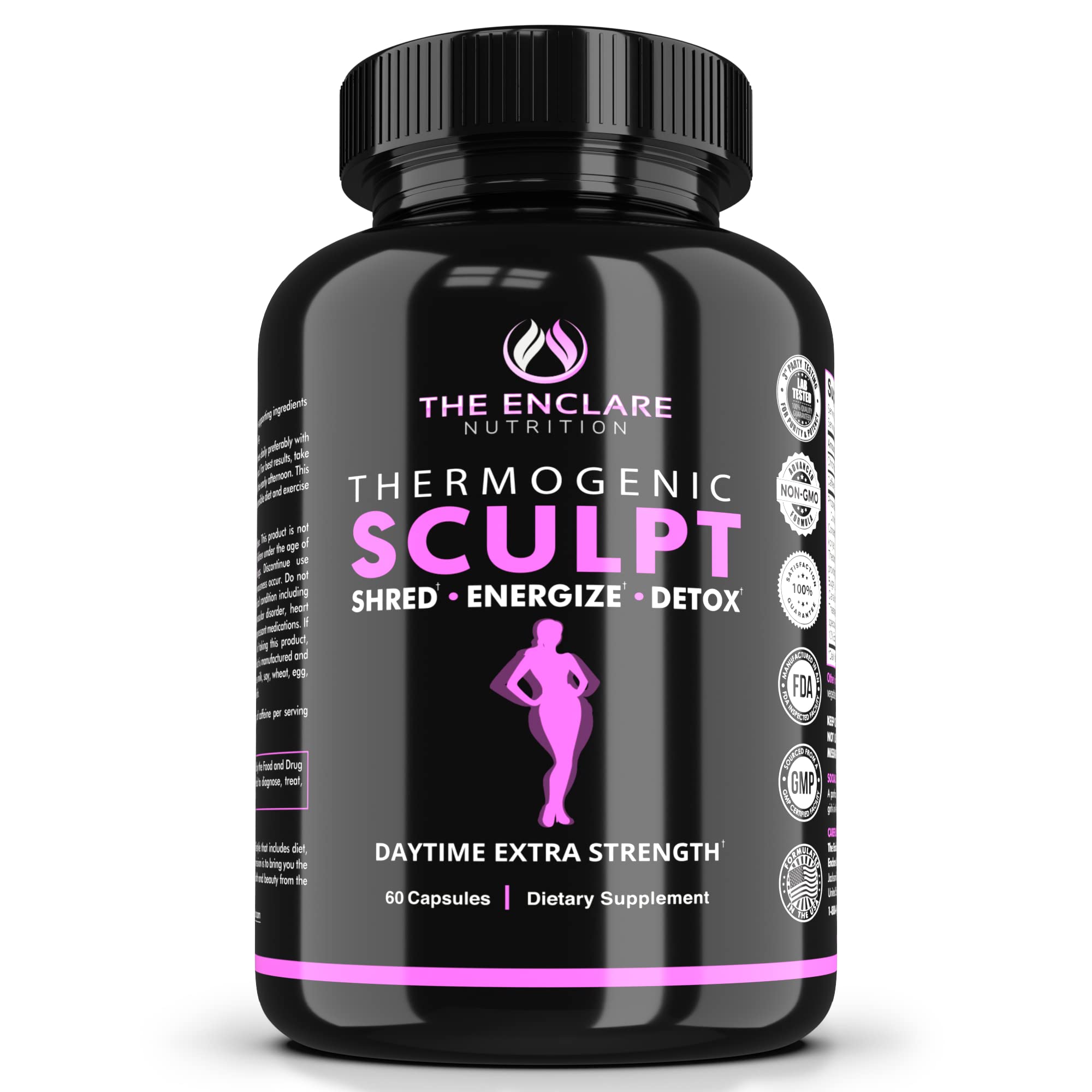 THE ENCLARE NUTRITION Thermogenic Sculpt Fat Burner front view