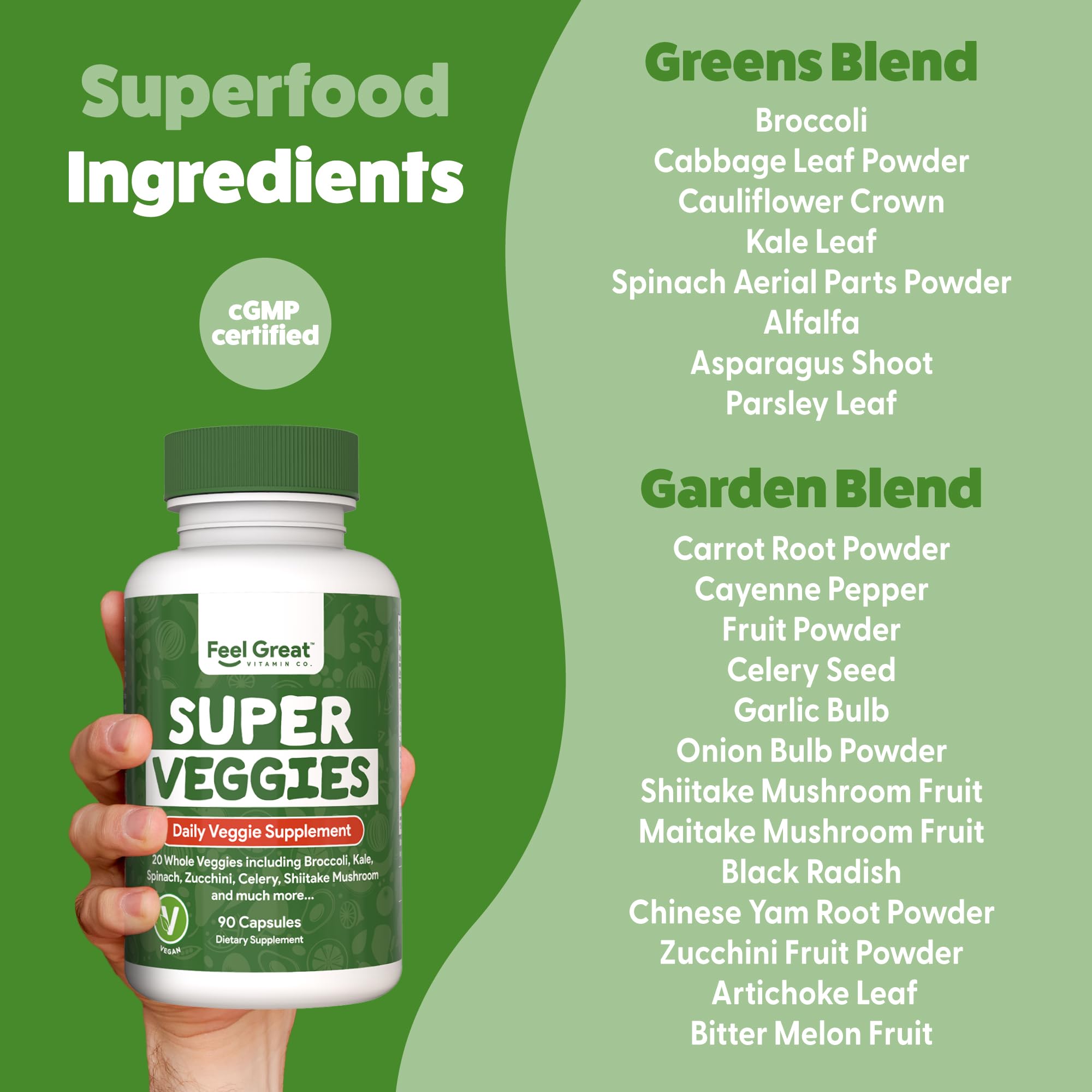 The Feel Great Vitamin Company blended vitamin and mineral supplement packaging