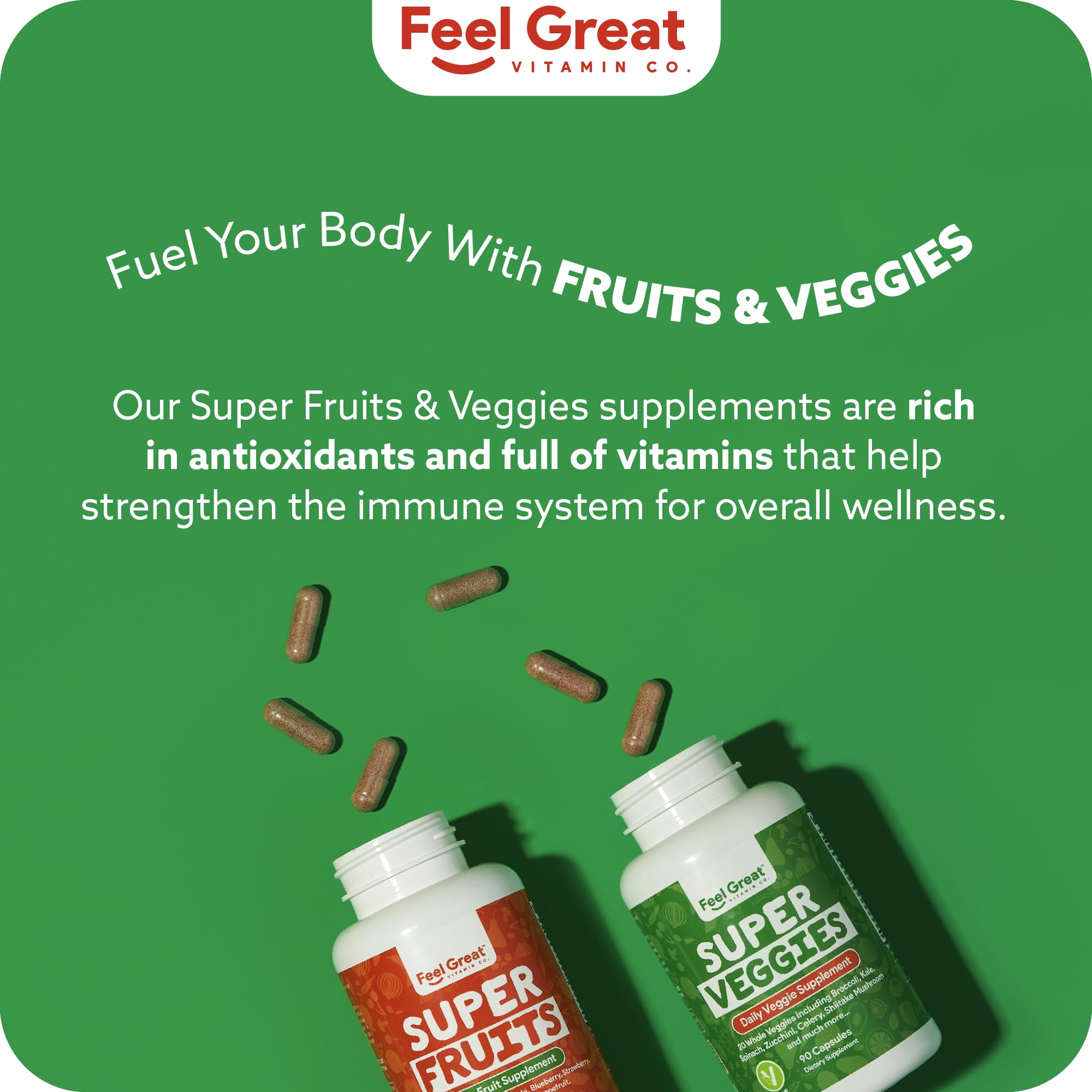 The Feel Great Vitamin Company blended vitamin and mineral supplement serving suggestion