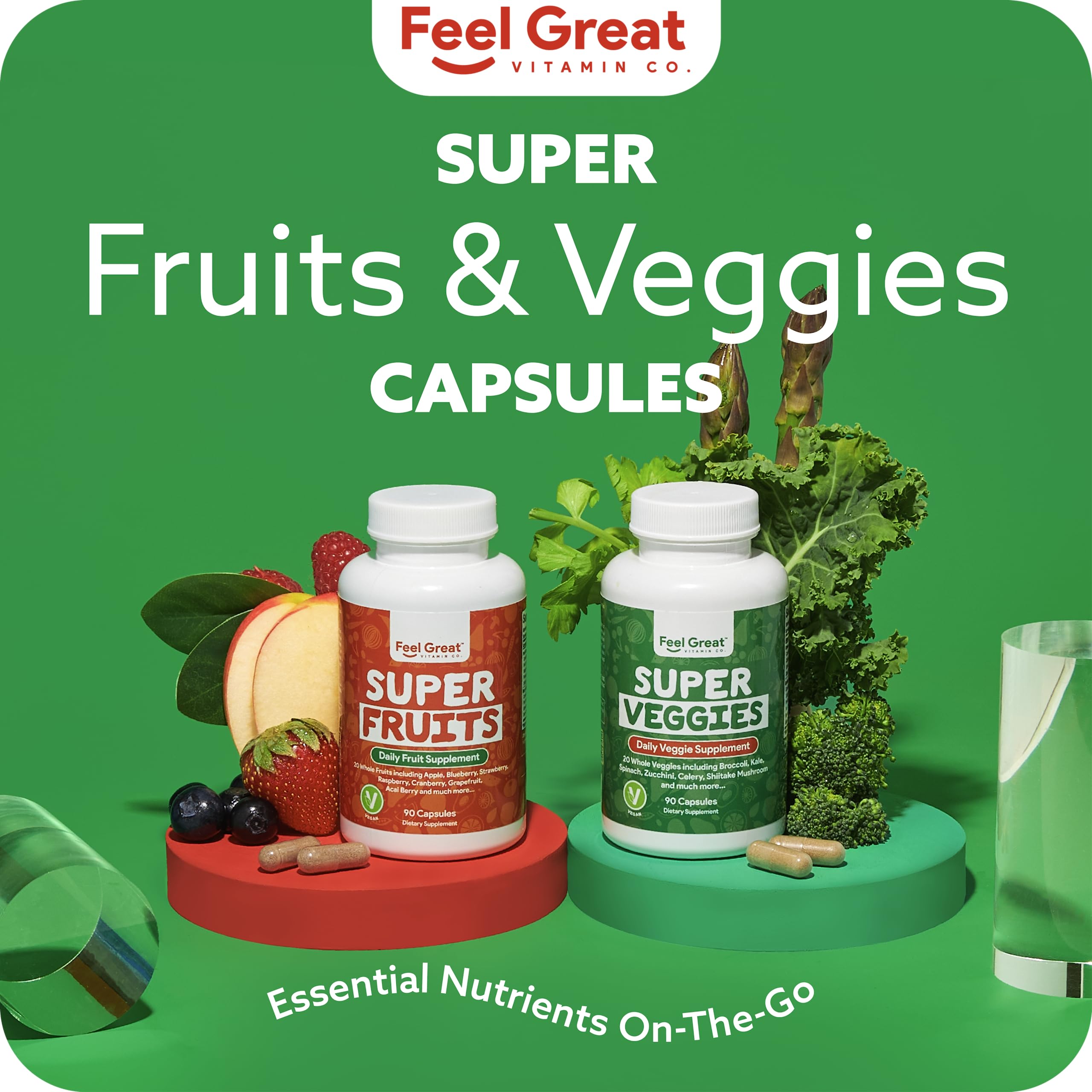 The Feel Great Vitamin Company blended vitamin and mineral supplement with fruits and vegetables