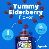 The Feel Great Vitamin Company Elderberry Gummies for Kids close-up