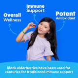 The Feel Great Vitamin Company Elderberry Gummies for Kids side view