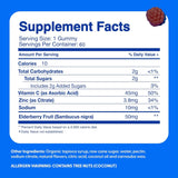 The Feel Great Vitamin Company Elderberry Gummies for Kids with fruits