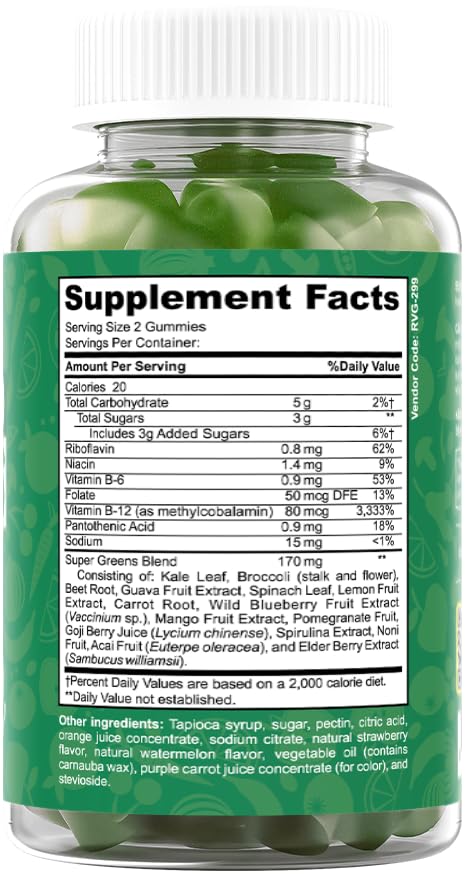 The Feel Great Vitamin Company elderberry gummies ingredients list