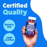 The Feel Great Vitamin Company Elderberry Gummies with a serving suggestion