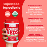 The Feel Great Vitamin Company Superfood Powder packaging side view