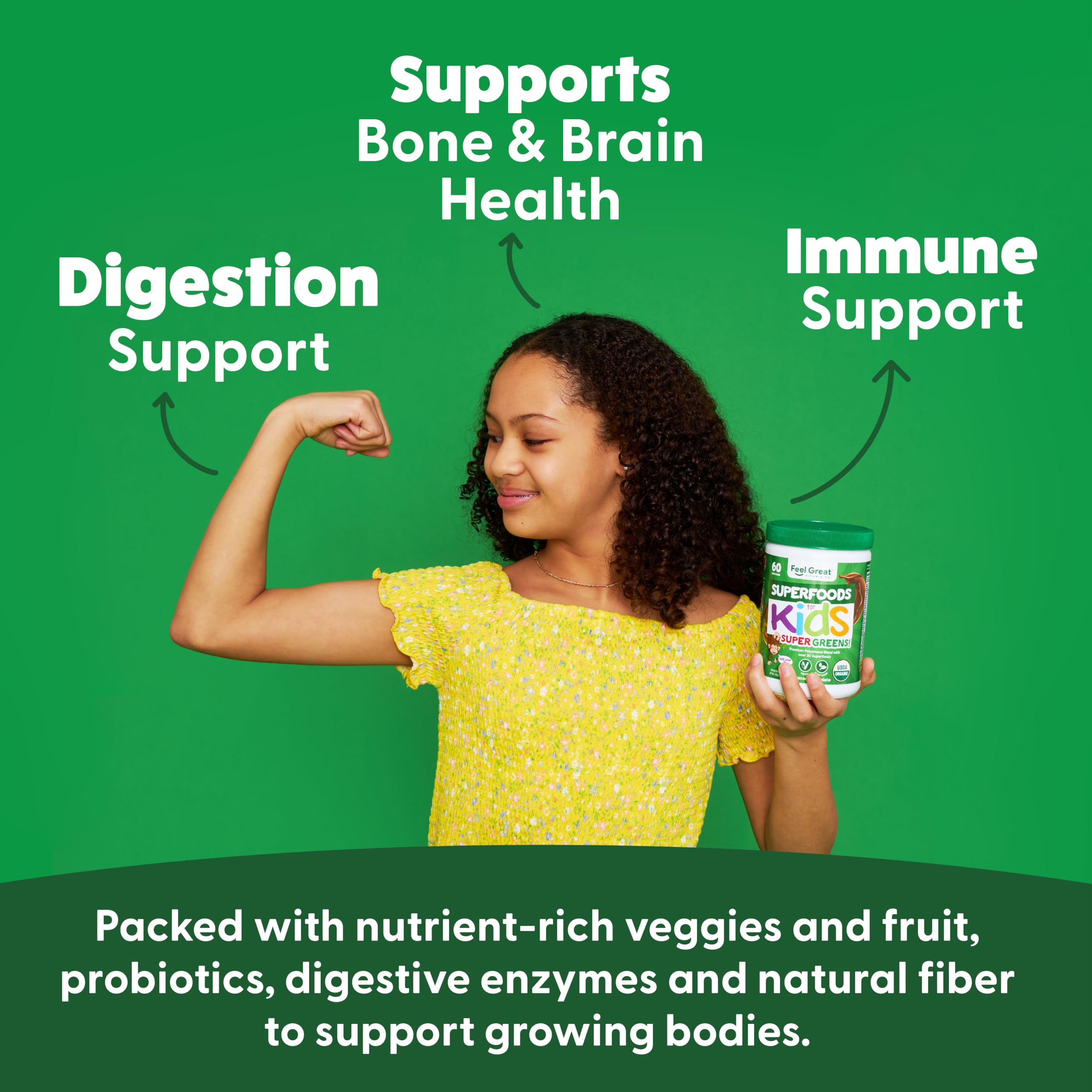 The Feel Great Vitamin Company Superhero Shake nutritional information