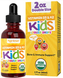 The Feel Great Vitamin Company Vitamin D3 K2 Liquid Drops front view