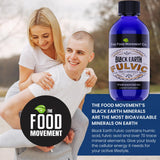 THE FOOD MOVEMENT CO. Black Earth Fulvic Acid 8oz liquid supplement packaging