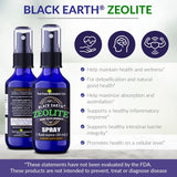 THE FOOD MOVEMENT CO. Black Earth Zeolite 1 oz Pump Spray ingredients list