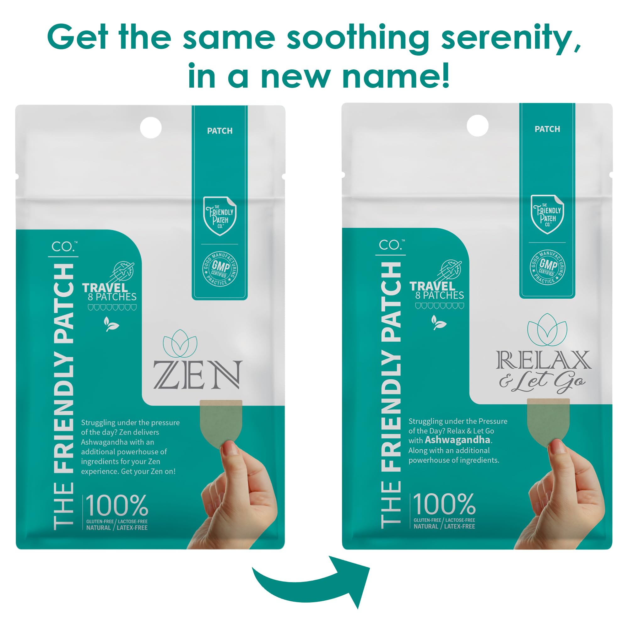 The Friendly Patch CO. Ashwagandha Patch packaging