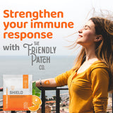 The Friendly Patch CO. daily wellness Patch on a flat surface