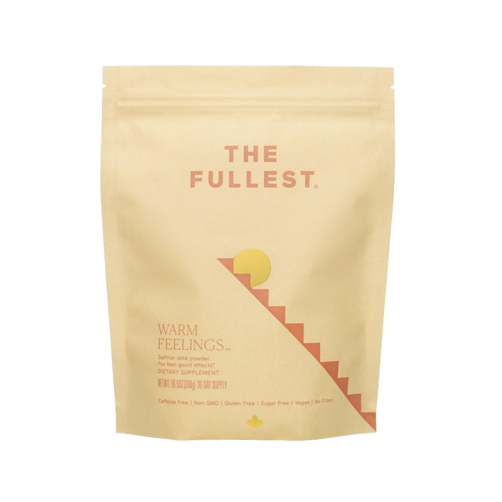 THE FULLEST Saffron Latte 30 Day Supply packaging front view