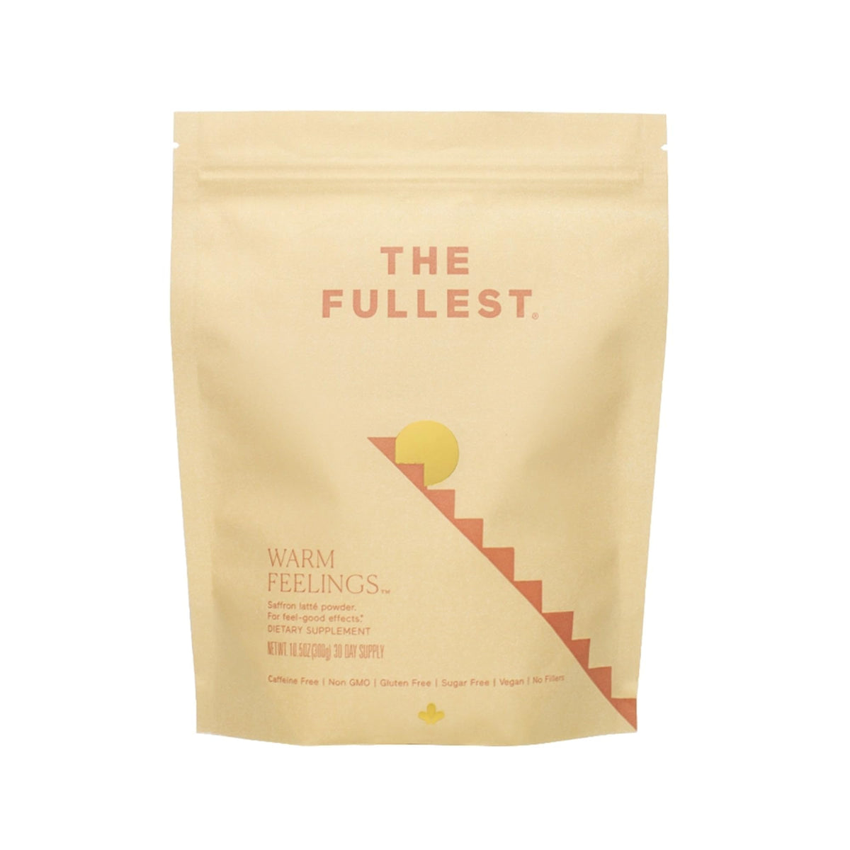 THE FULLEST Saffron Latte 30 Day Supply packaging front view