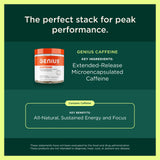 The Genius Brand Genius Burn Thermogenic Supplement with a measuring spoon