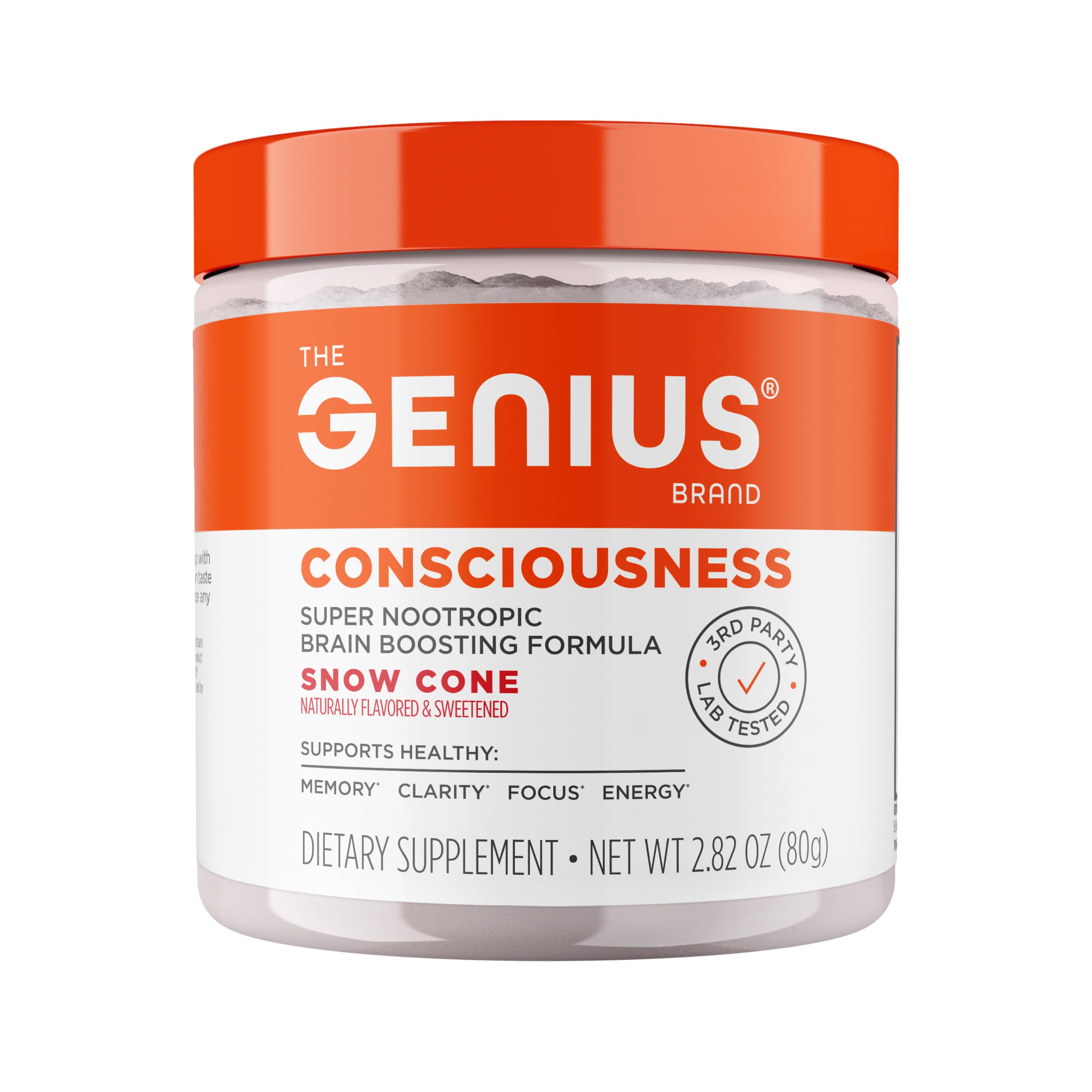 The Genius Brand Genius Consciousness Brain Supplement front view