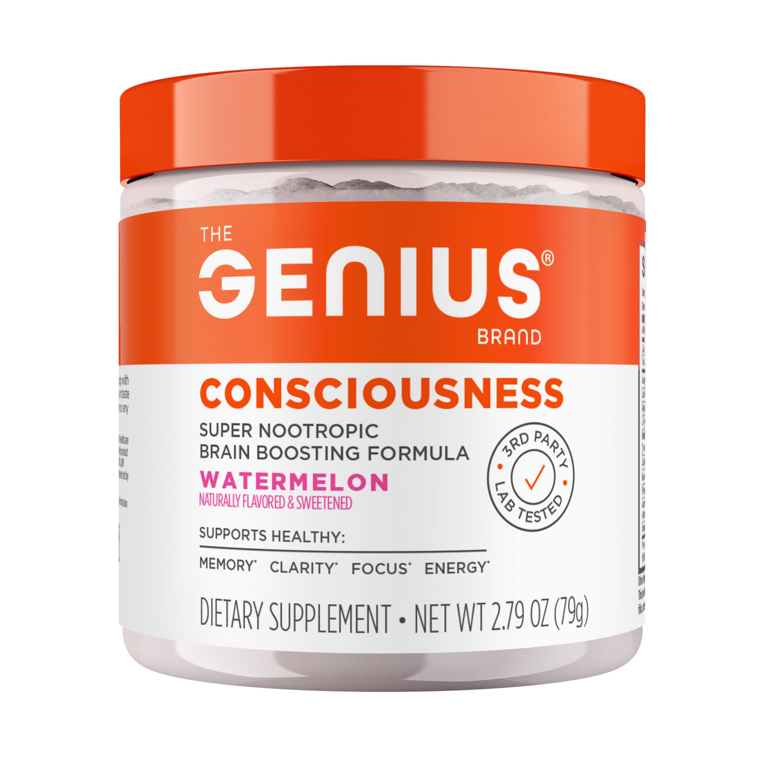 The Genius Brand Genius Consciousness Brain Supplement front view