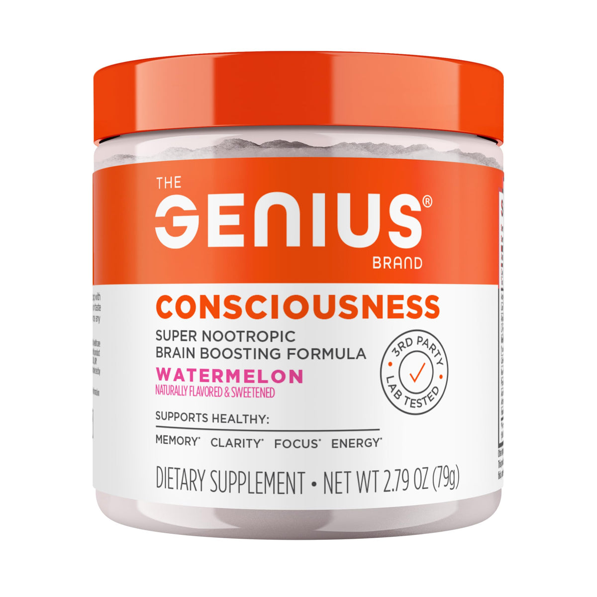 The Genius Brand Genius Consciousness Brain Supplement front view