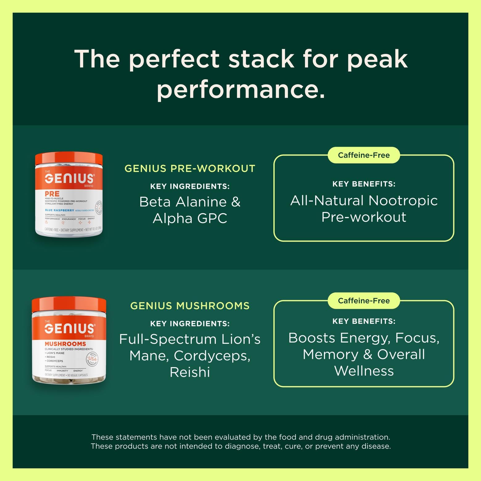 The Genius Brand Genius Creatine in a fitness setting