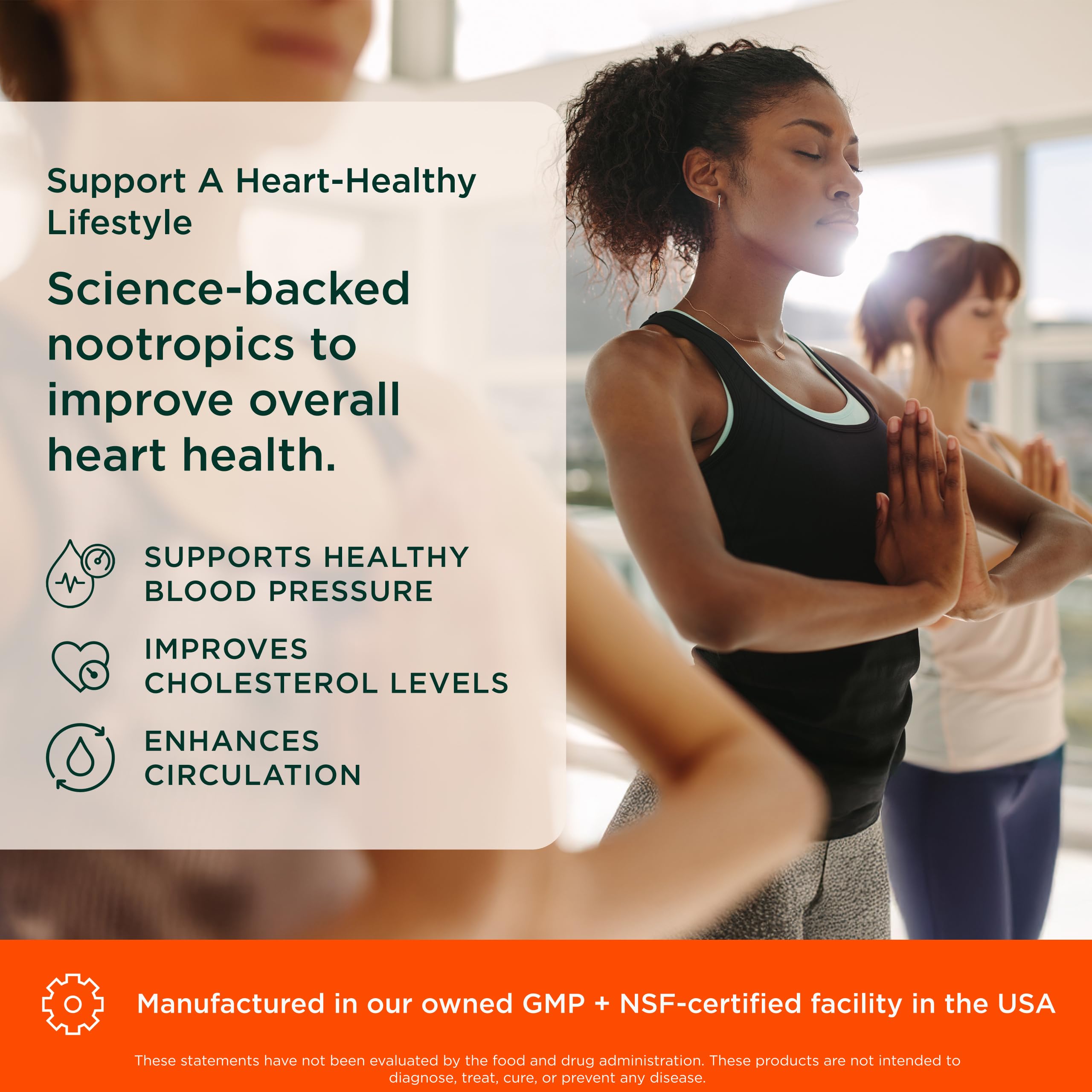 The Genius Brand Genius Heart CoQ10 Supplement bottle with label