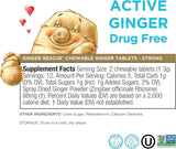 The Ginger People Ginger Rescue Chewable Tablets side view